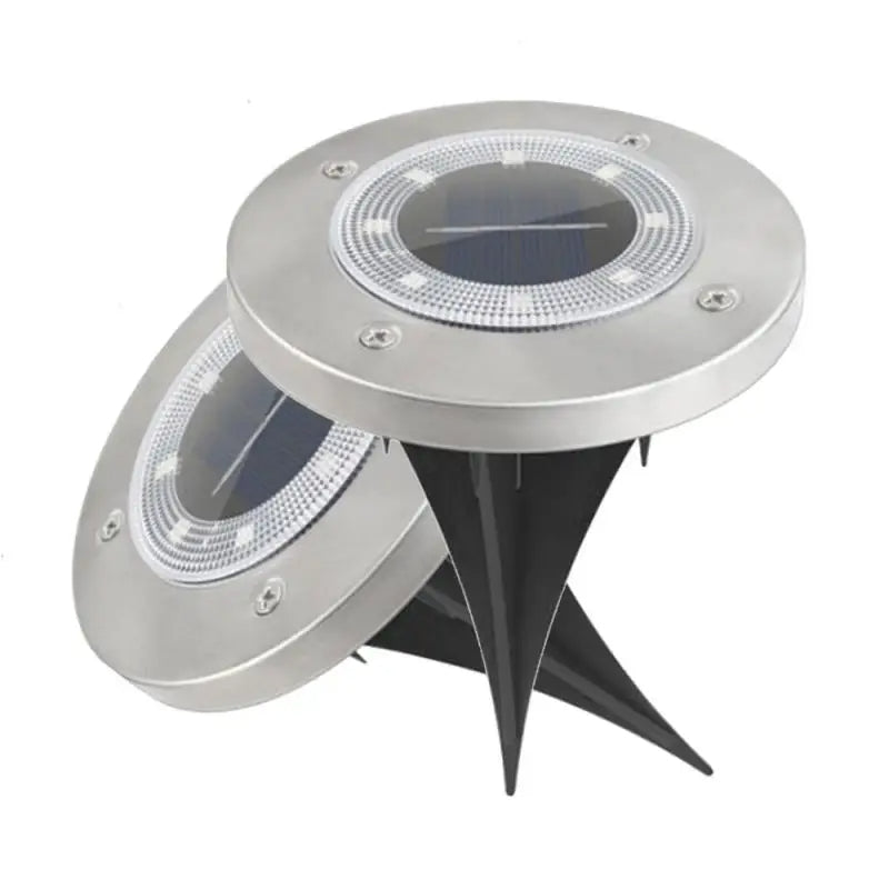 Luces LED x4 Recarga Solar para Suelo