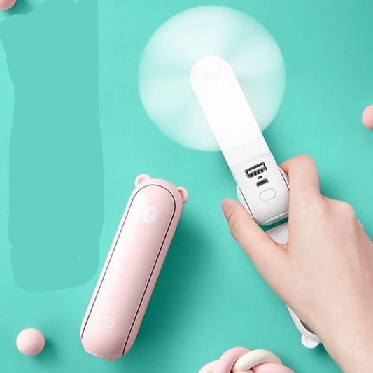 Mini ventilador de mano plegable