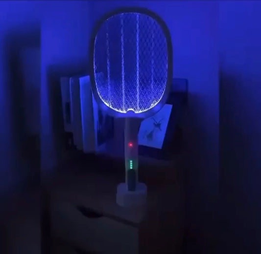 Raqueta Anti-mosquitos 2 en 1 – Protección inteligente día y noche