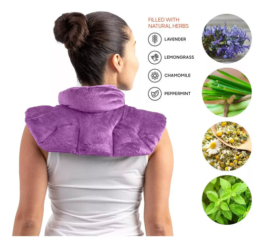 Chaleco térmico de aromaterapia con bolsillos para esencias