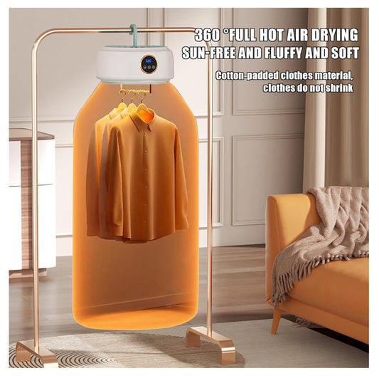 Secadora Ropa Portátil con Calefacción – 5 en 1, Esterilización UV, Plegable y Liviana