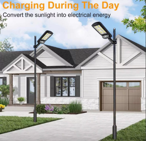 Lámpara Solar con Sensor 616 – Seguridad que se activa con el sol
