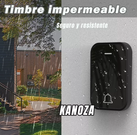 Timbre Inalámbrico QX-008 – Seguridad sin cables, ni complicaciones