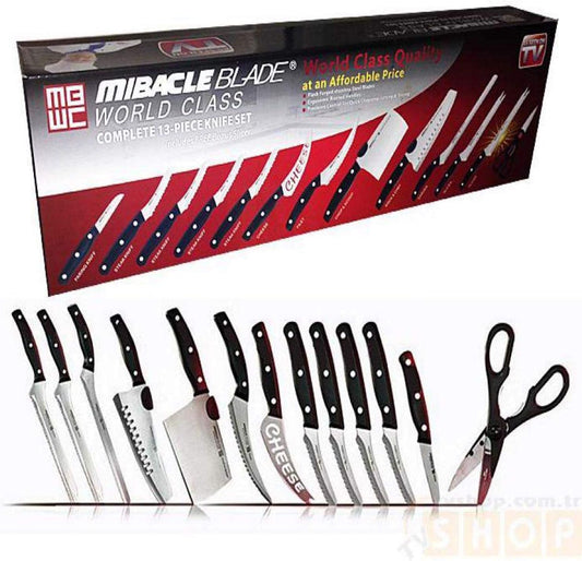 Set de Cuchillos Miracle Blade x13 piezas