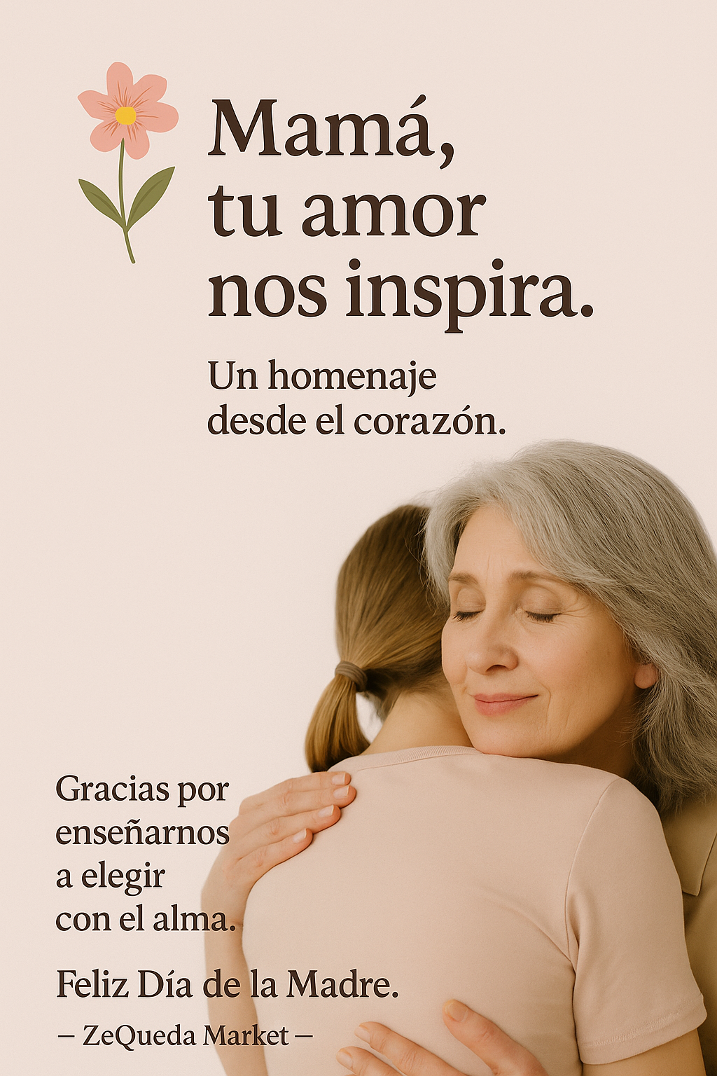 Mamá, tu amor nos inspira.