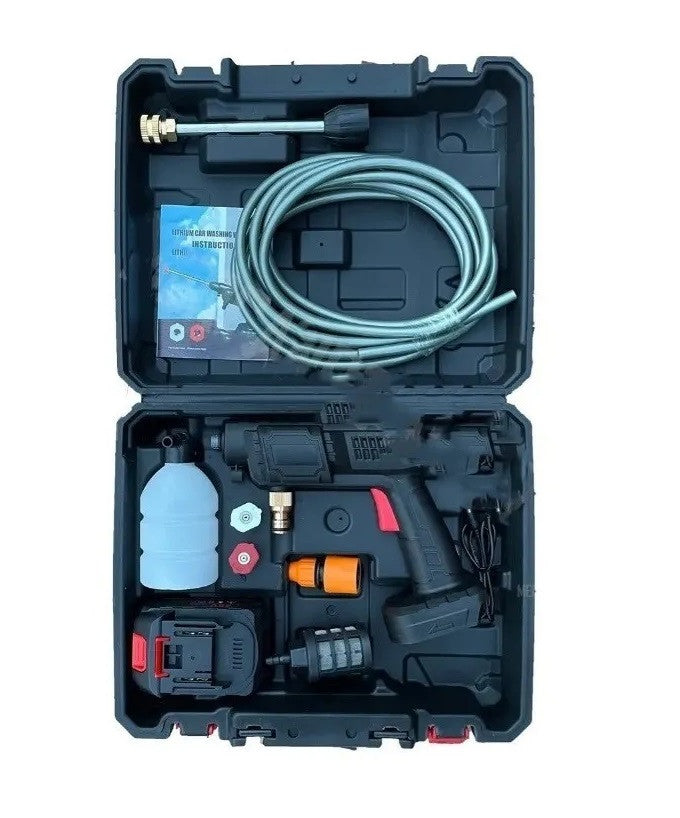 Hidrolavadora Inalámbrica Portátil Recargable 48v – Carro y Moto
