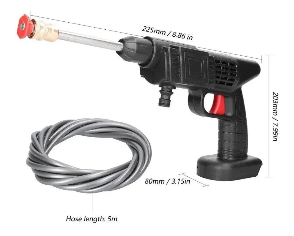 Hidrolavadora Inalámbrica Portátil Recargable 48v – Carro y Moto