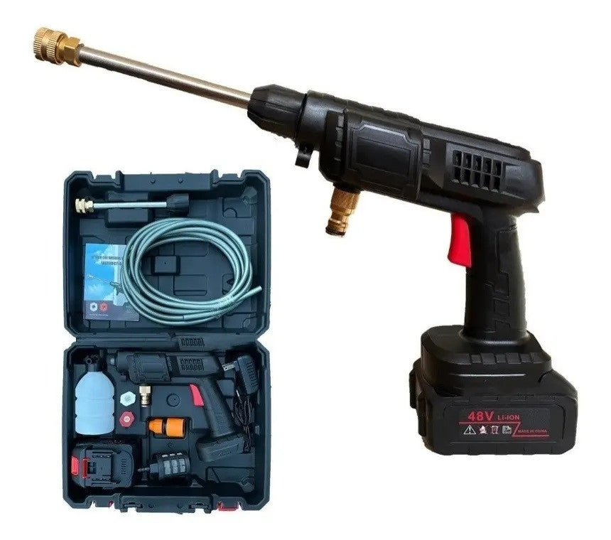 Hidrolavadora Inalámbrica Portátil Recargable 48v – Carro y Moto