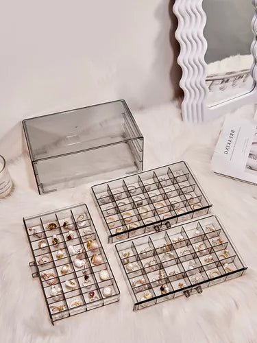 JOYERO ORGANIZADOR 2 EN 1 CON TAPA