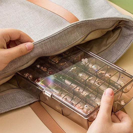 JOYERO ORGANIZADOR 2 EN 1 CON TAPA