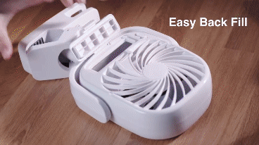 Ventilador Recargable 2 en 1 | Enfriador de aire portátil