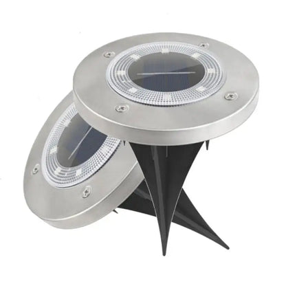 Luces LED x4 Recarga Solar para Suelo