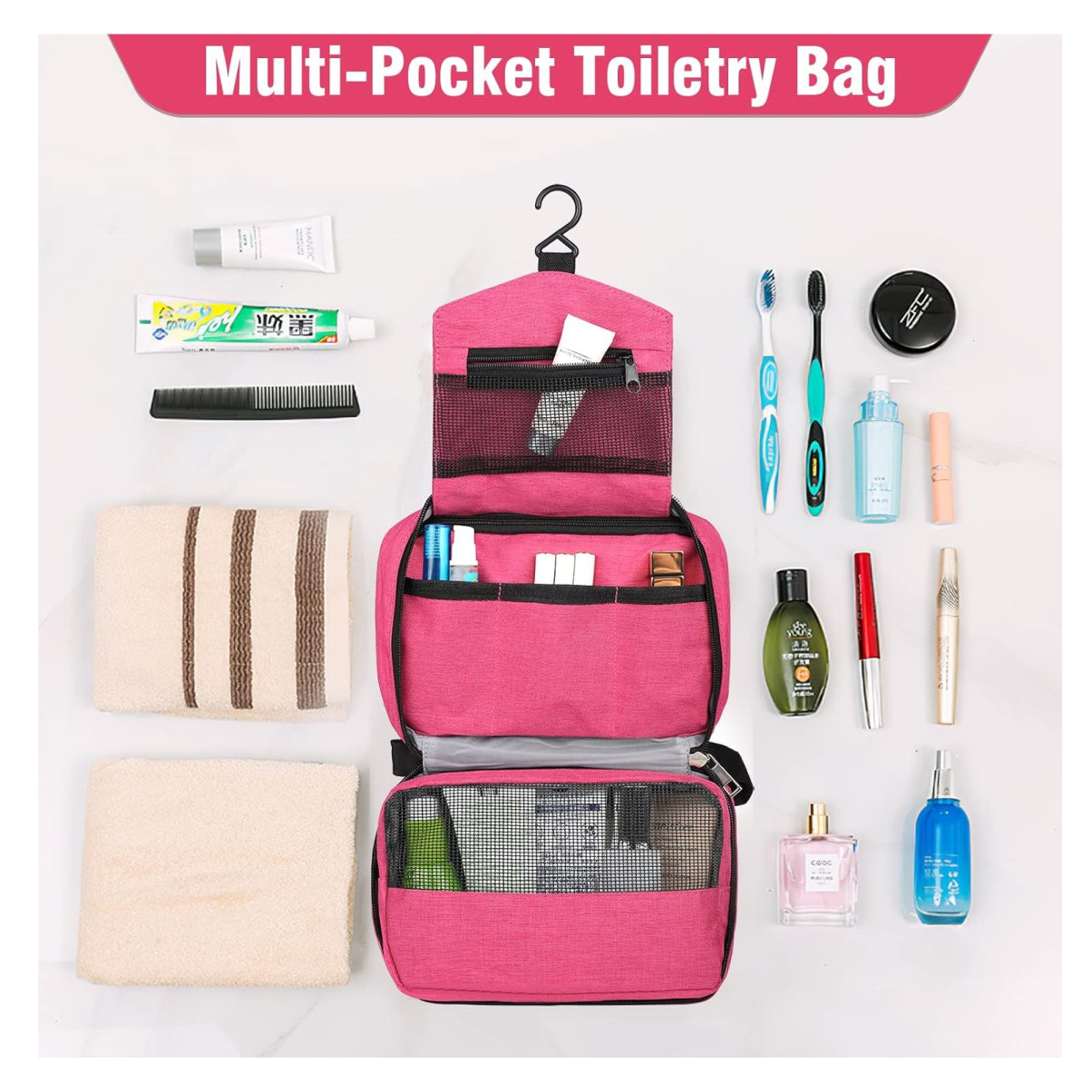 Bolso Organizador aseo colgante para viaje