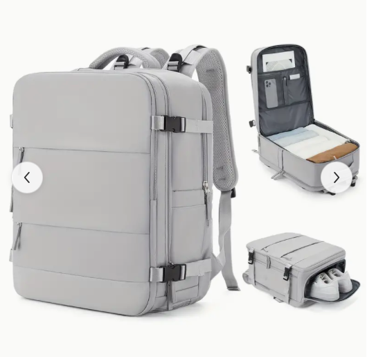 Morral de Viaje Multipropósito Antifluido – Compartimento para Zapatos y Portátil