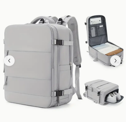 Morral de Viaje Multipropósito Antifluido – Compartimento para Zapatos y Portátil