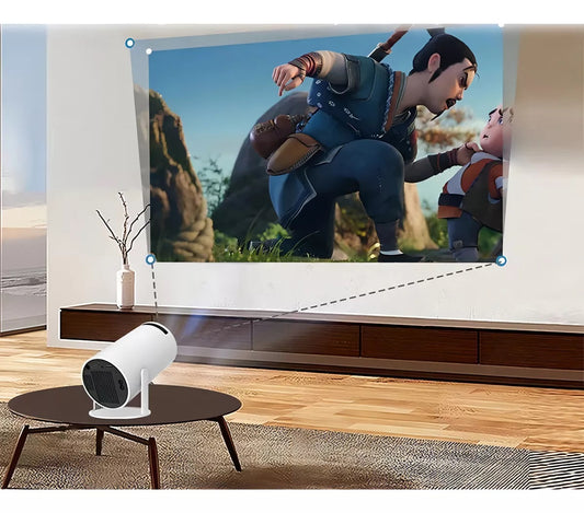 Miniproyector Inteligente LED HY300 – Android 11, WiFi 6, Bluetooth 5.2 y Soporte 4K