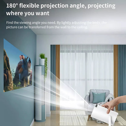 Miniproyector Inteligente LED HY300 – Android 11, WiFi 6, Bluetooth 5.2 y Soporte 4K