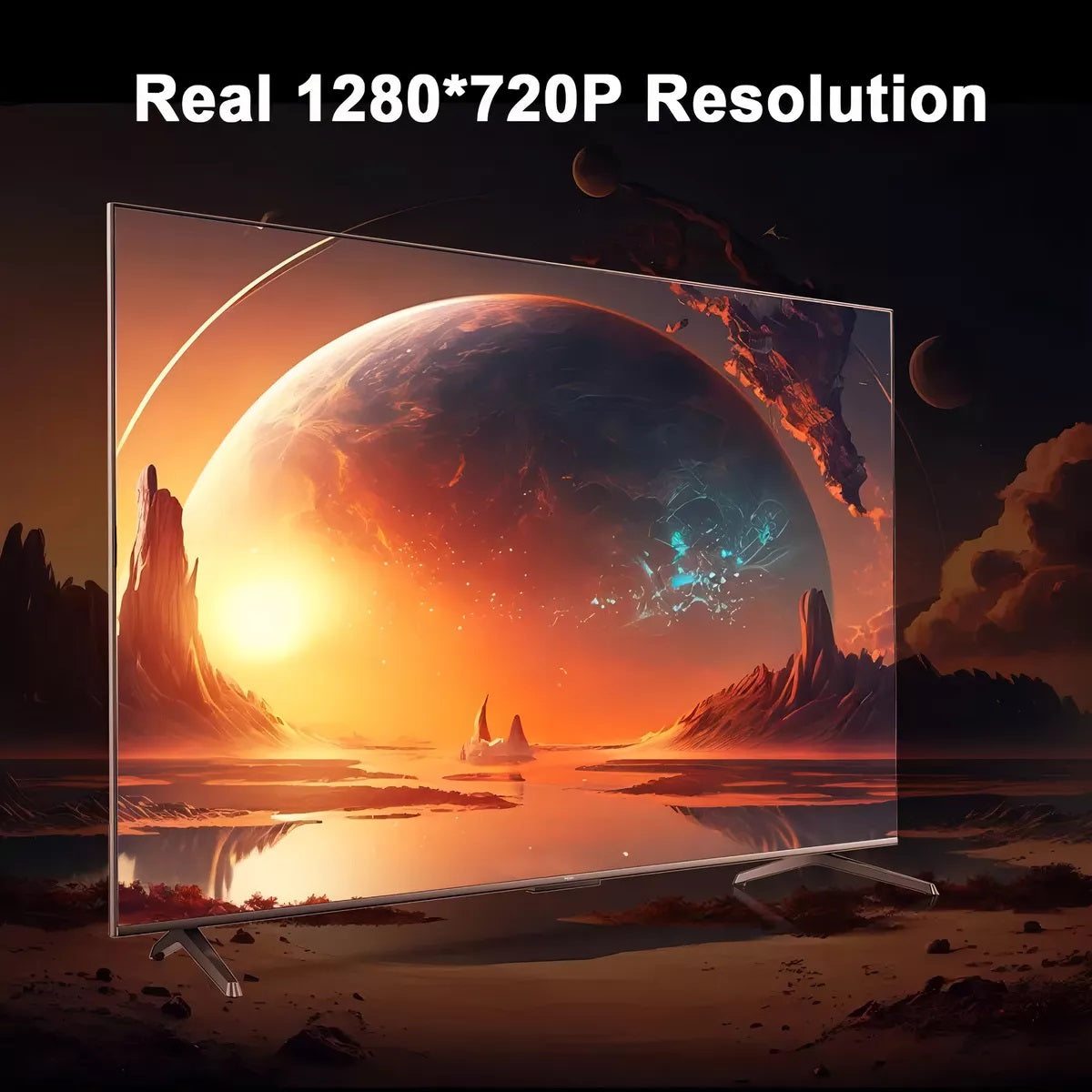 Miniproyector Inteligente LED HY300 – Android 11, WiFi 6, Bluetooth 5.2 y Soporte 4K