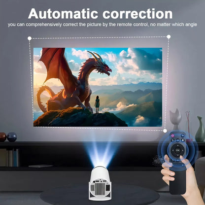 Miniproyector Inteligente LED HY300 – Android 11, WiFi 6, Bluetooth 5.2 y Soporte 4K