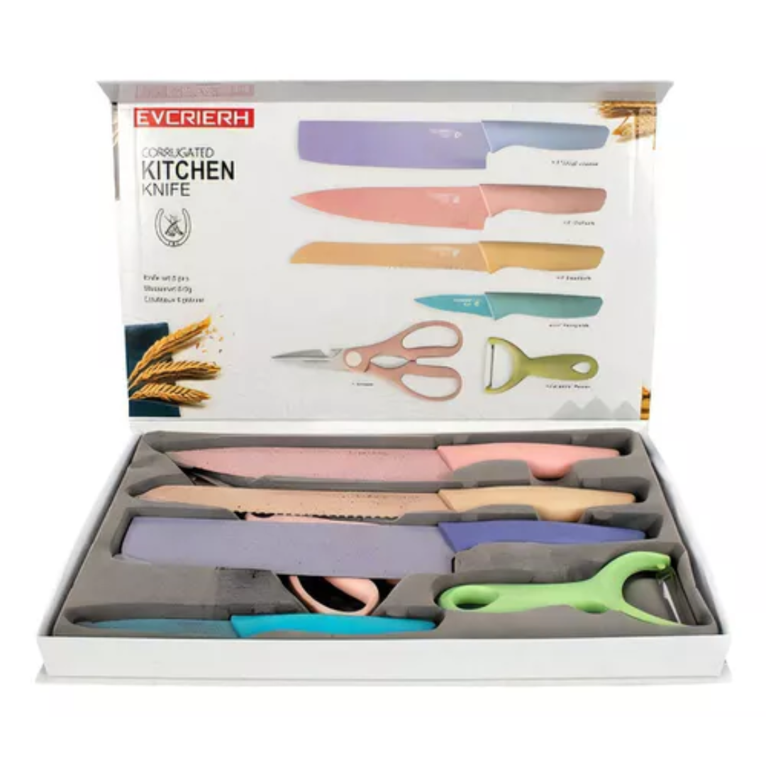 Set Cuchillos 6 Pzs