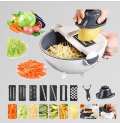 Rayador Picador 9 en 1 – Cocina fácil, rápida y sin esfuerzo