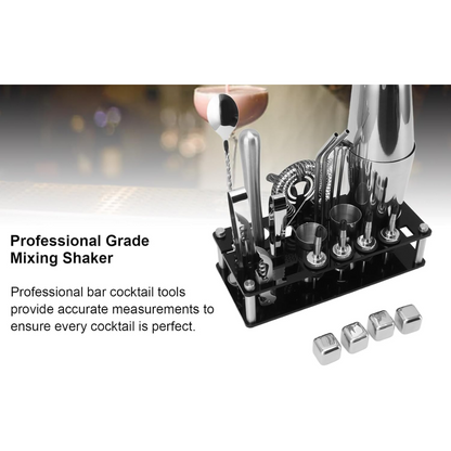 Coctelera Profesional Inoxidable x 12 Piezas
