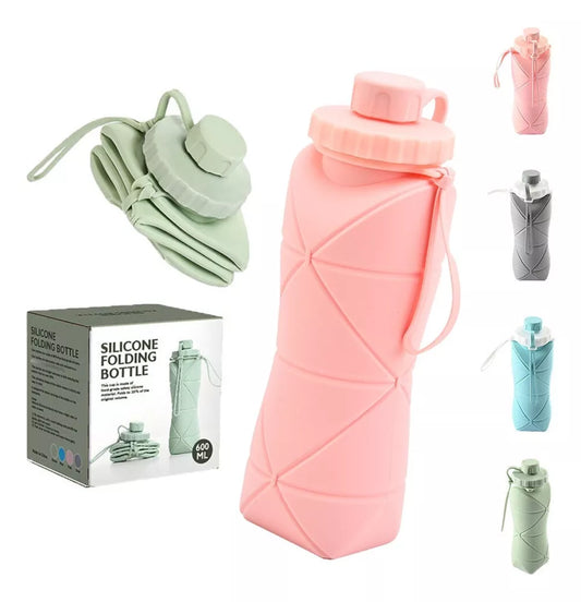 Botella de Agua Plegable de Silicona (600 ml)