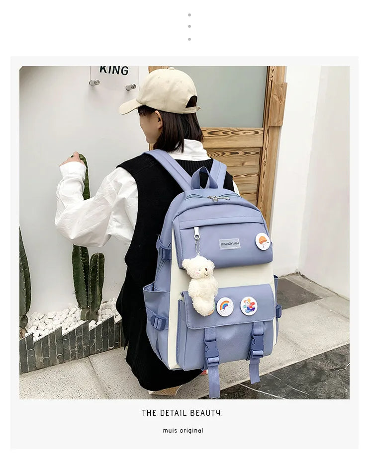Kit Maleta Mochila Bolsos 5 en 1
