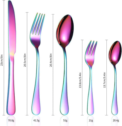 Set de Cubiertos 24 Piezas – Elegancia y Funcionalidad en Cada Comida
