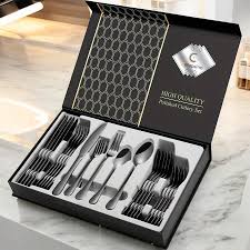 Set de Cubiertos 24 Piezas – Elegancia y Funcionalidad en Cada Comida