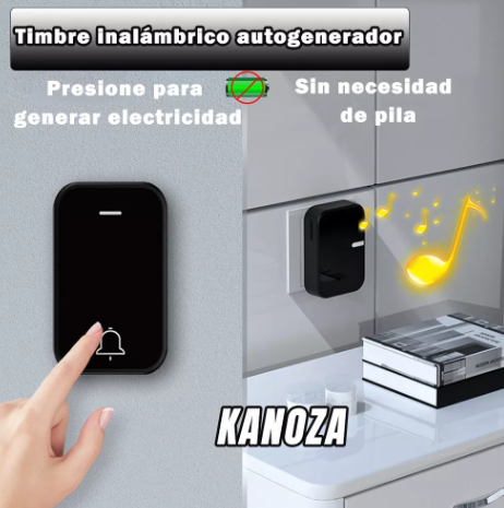 Timbre Inalámbrico QX-008 – Seguridad sin cables, ni complicaciones