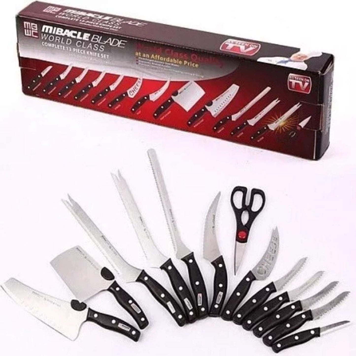 Set de Cuchillos Miracle Blade x13 piezas