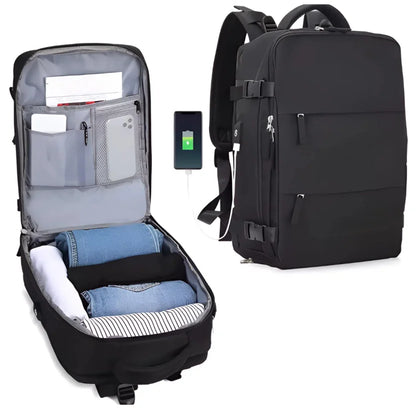 Morral de Viaje Multipropósito Antifluido – Compartimento para Zapatos y Portátil