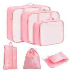 Set de bolsas organizadoras de viaje (x7 piezas)